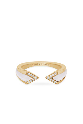 Junonia Ring, 18k Gold & Diamond